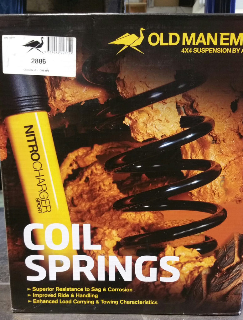 Toyota Tacoma 2010 2in rear springs OME 2886 Front coils