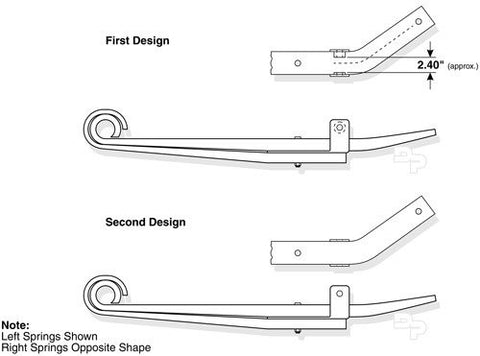 46-1307 - Rear Leaf Spring - Freightliner - Sterling - Western Star
