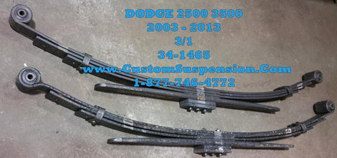 Dodge Ram 2500, 3500 (2003-2009) 4wd Rear Leaf Spring OEM 34-1465 - Pair