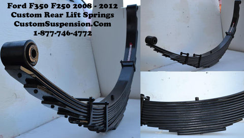 Ford F350 (2008 - 2016) Custom Rear Leaf Spring 16" - Pair