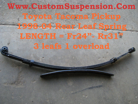 Toyota Tacoma 1998-04 OEM Rear Leaf Springs