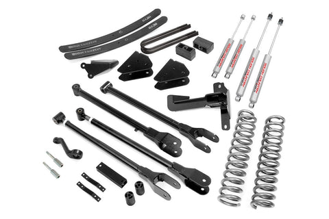 6IN FORD 4-LINK SUSPENSION LIFT KIT (05-07 F-250/350 | GAS - W/OVERLOADS )