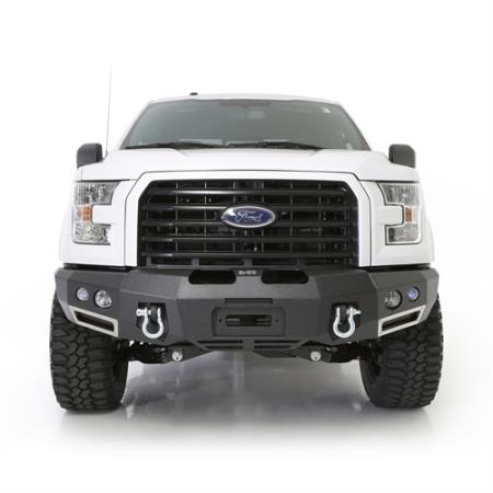 M1 Ford 150 Winch Mount Front Bumper with D-ring Mounts and Light Kit