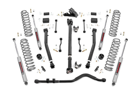 3.5IN JEEP SUSPENSION LIFT KIT | STAGE 2 COILS & ADJ. CONTROL ARMS (2018 WRANGLER JL)