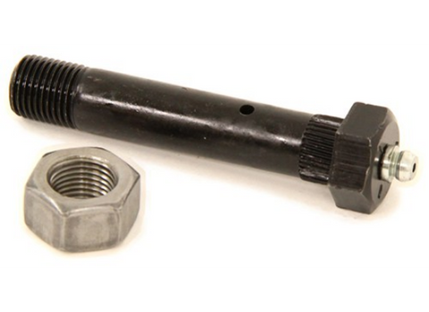 Wet Equalizer Bolt with Locknut and Grease Zerk for Double-Eye Springs - 3" Long