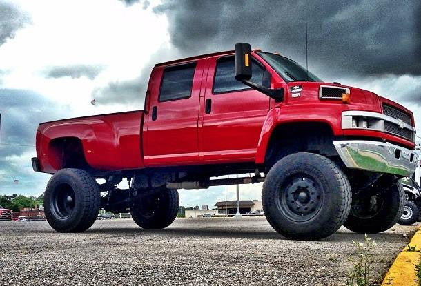Kodiak Topkick C4500 Custom Lift Kit Rear 04