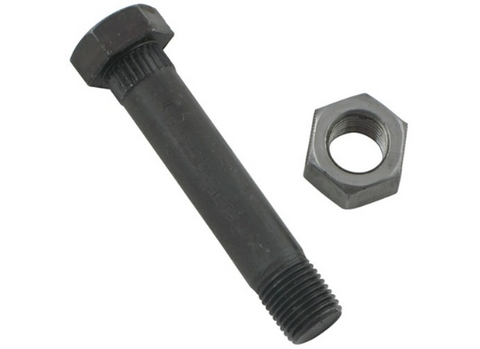 Shackle Bolt with Locknut for Double-Eye Springs - 3" Long