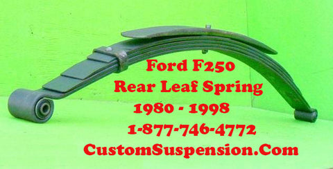 Ford F250 1980-98 Rear Leaf Spring OEM Heavy Duty - Pair