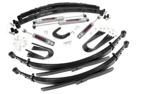 4IN GM SUSPENSION LIFT SYSTEM (88-91 3/4-TON SUBURBAN 4WD | 56IN REAR SPRINGS)