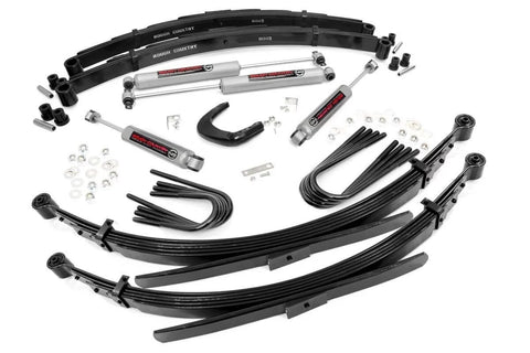 4IN GM SUSPENSION LIFT SYSTEM (88-91 3/4-TON SUBURBAN 4WD | 52IN REAR SPRINGS)
