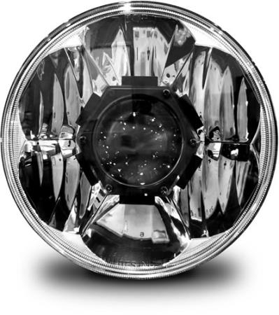 KC HiLites 7 Inch Gravity LED Pro Headlight (Clear) - 4234