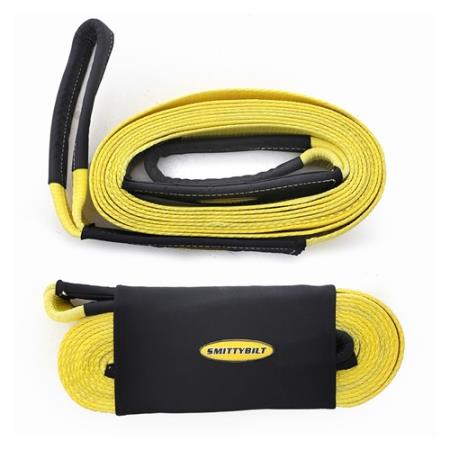 Smittybilt 3 Inch, 30 Foot Tow Strap (Yellow) - CC330