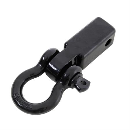 Smittybilt Black Powdercoated 2 Inch Receiver Mounted D-Ring Shackle - 29312B