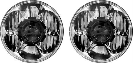 KC HiLites 7 Inch Gravity LED Pro Headlights (Clear) - 42341
