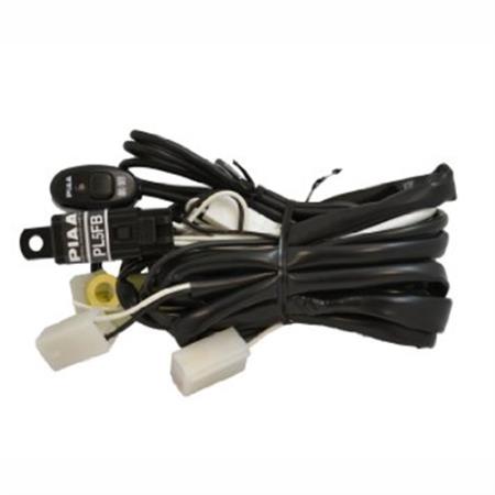 PIAA Wiring Harness Up To 85W (PL5FB) with White Square Connectors - 34085