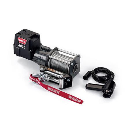 Warn 4000 DC Powered Utility 4000lb Winch - 94000