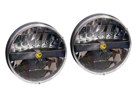 KC HiLites 7 Inch LED Replacement Headlights (Chrome) - 42321