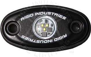 Rigid Industries Black A-Series LED Light - Low Strength Warm White - Pair - 48201