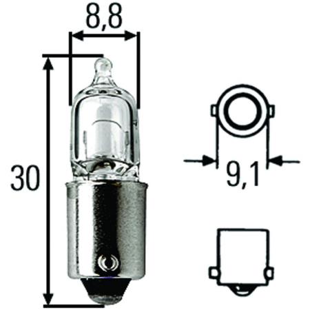 Hella T2.75 Halogen Bulb - H83010001