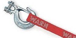 Warn ATV Hook And Strap (Red) - 39557
