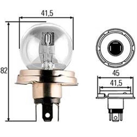 Hella S11 Incandescent Bulb - H83190011
