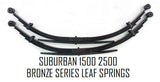 Suburban 2500 1500 1992 - 2006 Custom 06" Rear Springs - Pair - Bronze Series