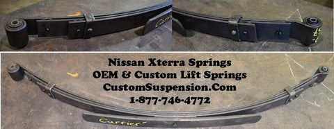 Nissan Xterra 2005 - 2013 Rear Leaf Springs HEAVY DUTY - Pair